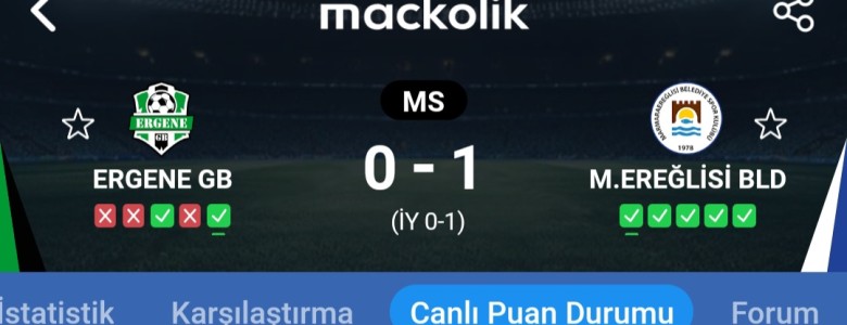 Marmaraereğlisi Belediye Spor, Zorlandığı Maçta Kazanmayı Bildi!