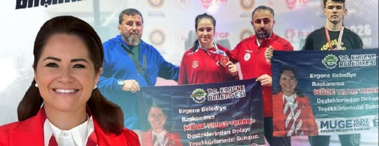 BAŞKAN MÜGE YILDIZ TOPAK’TAN ŞAMPİYONLARA TEBRİK: “ERGENE’NİN EVLATLARIYLA GURUR DUYUYORUZ”