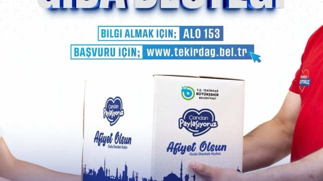 Tekirdağ Büyükşehir’den İhtiyaç Sahibi Vatandaşlara “Candan” Destek!
