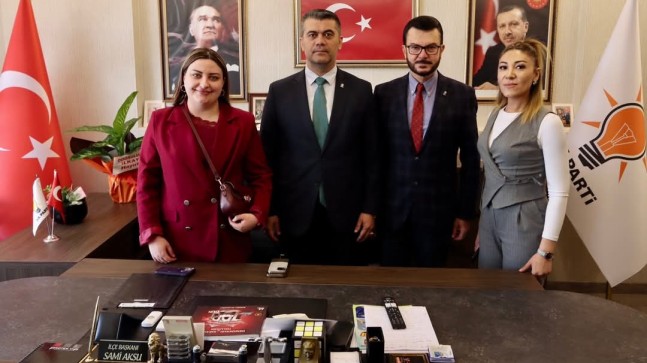 AK Parti Tekirdağ İl Başkanı Ali Gümüş’ten Saray Teşkilatına Ziyaret