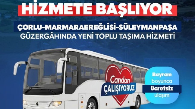 TEKİRDAĞ’DA TOPLU TAŞIMADA DEV HAMLE: 28 NUMARALI YENİ HAT SEFERLERİNE BAŞLIYOR!
