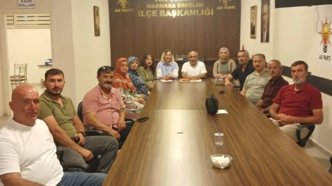 AK Parti Marmaraereğlisi’nde Haziran Ayı Mahalle Başkanları Toplantısı Gerçekleştirildi