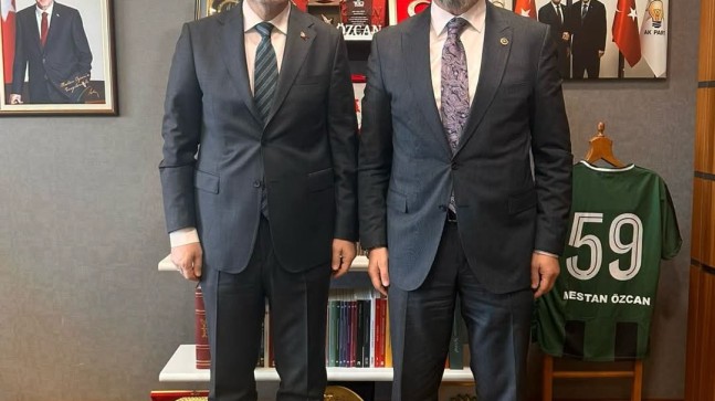 AK PARTİ TEKİRDAĞ MİLLETVEKİLİ MESTAN ÖZCAN’DAN SÜLEYMAN SOYLU’YA ANLAMLI AĞIRLAMA
