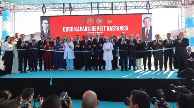 ÇOSB Kapaklı Devlet Hastanesi Törenle Hizmete Açıldı
