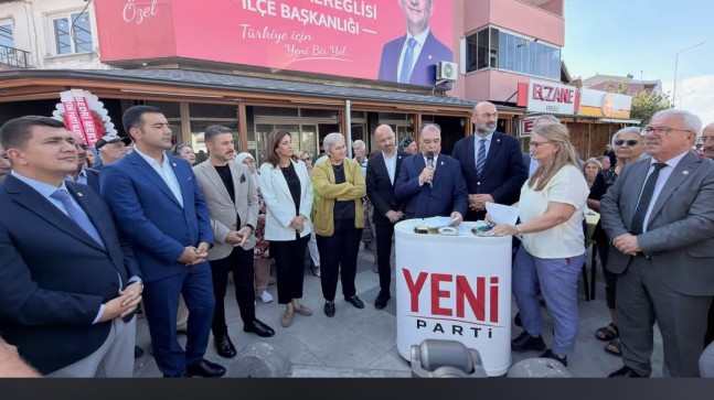 YENİ Parti Marmaraereğlisi ilçe Başkanlığı Binası Törenle Açıldı!