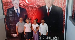 Kadir Öncü ve Eşi MHP Tekirdağ İl Başkanlığı’nı Ziyaret Etti!