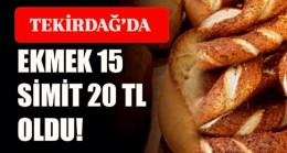 Tekirdağ’da, Ekmek ve Simit Fiyatlarına Zam Geldi!