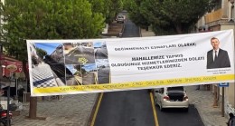 Değirmenaltı Mahallesi Esnafından Başkan Nallar’a Pankartlı Teşekkür!