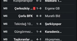 Tekirdağ Süper Amatör Lig’de İlk Hafta Sona Erdi!