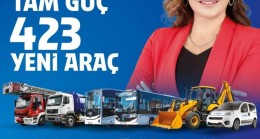 BÜYÜKŞEHİR’E 423 YENİ ARAÇ 