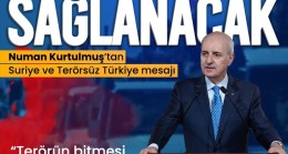 TBMM Başkanı Kurtulmuş: “Suriye’de gelinen noktayı takdirle karşılıyoruz”