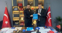 Ülkü Ocakları’ndan MHP Tekirdağ İl Başkanlığı’na Ziyaret: Büyük Sertifika Töreni İçin Davet Geldi