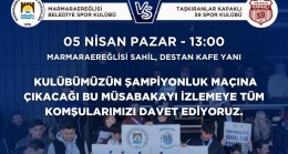 Marmaraereğlisi’nde Tarihi Gün: Taraftar Yasağına Karşı “Sahilde Dev Ekran” Formülü!