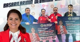 BAŞKAN MÜGE YILDIZ TOPAK’TAN ŞAMPİYONLARA TEBRİK: “ERGENE’NİN EVLATLARIYLA GURUR DUYUYORUZ”