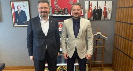Milletvekili Mestan Özcan, Kırklareli Belediye Başkan Yardımcısı Sabri Çınar’ı Gazi Meclis’te Ağırladı
