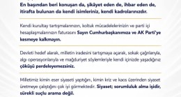 AK Partili Diktaş’tan CHP’ye Sert Eleştiri: “Kendi İçinizdeki Çöküşü Perdeleyemezsiniz”