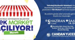 Tekirdağ Büyükşehir Belediyesi’nden Sosyal Dayanışma Hamlesi: TEK Market Muratlı’da Açılıyor
