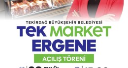 Tekirdağ Büyükşehir Belediyesi’nden Ergene’ye Yeni Hizmet: TEK Market Açılıyor 🥩🛒