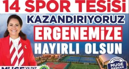 ERGENE’YE 14 YENİ SPOR TESİSİ!  BAŞKAN TOPAK: “BİR SÖZÜMÜZÜ DAHA TUTTUK!”