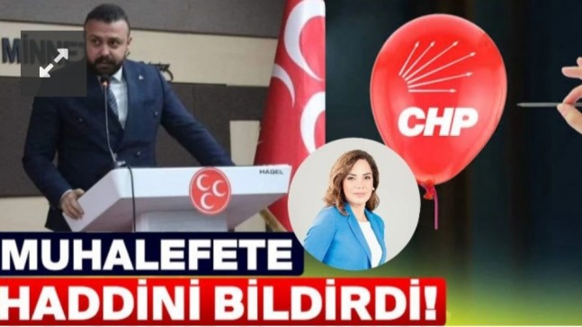 MHP Tekirdağ İl Başkanı Sn. Süleyman Fethi Şirin, CHP’li Tekirdağ Büyükşehir Belediye Başkanı Sn. Candan Yüceer’i, Yerden Yere Vurdu!