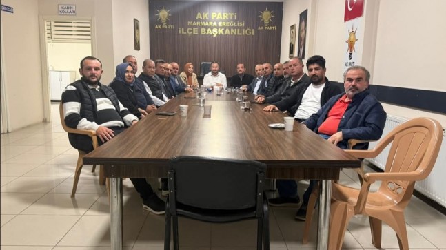Ak Parti Marmaraereğlisi’nde ilçe Yönetim Kurulu Toplantısı Düzenlendi!