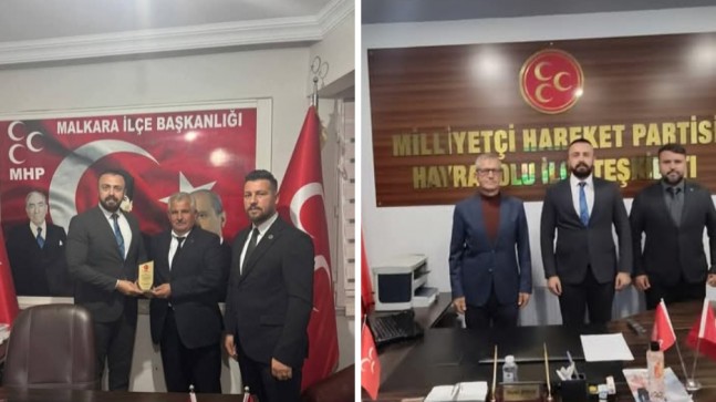 MHP Malkara ve Hayrabolu ilçe Başkanları Değişti!