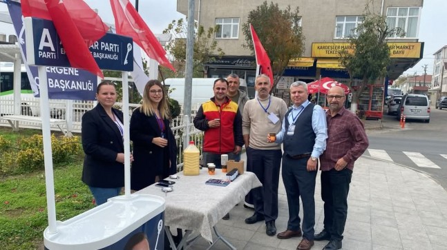 ANAHTAR PARTİ ERGENE TEŞKİLATI, MARMARACIK MEYDANI’NDA HALKLA BULUŞTU!