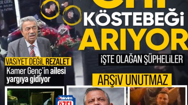 CHP’den rakılı dışavurum! Kamer Genç’in kabrindeki cümbüş görüntülerini kim sızdırdı? Özgür Özel ve Veli Ağbaba o ismi arıyor