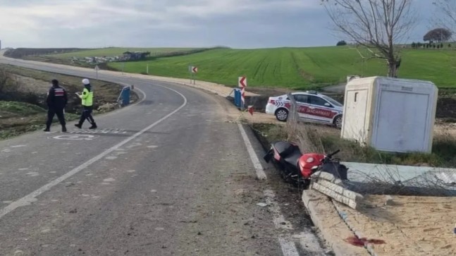 Süleymanpaşa’da Motosiklet Kazası: 1 Ölü, 1 Yaralı