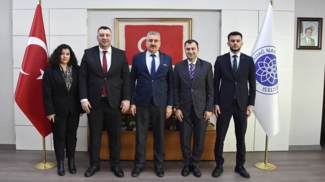 Ülkü Ocakları İl Başkanı Zıvalıoğlu’ndan NKÜ Rektörü Şahin’e Ziyaret