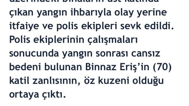 Tekirdağ ‘da Dehşet: Yangın İhbarıyla Girilen Evde Cinayet!