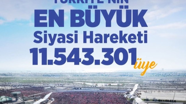 Türkiye’nin, En Büyük Siyasi Hareketi Birkez Daha Ak Parti Oldu!