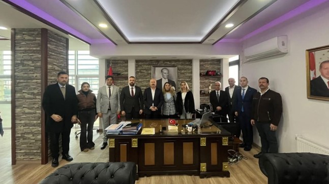 MHP Heyetinden Kaymakam Gürbüzerol’a Protokol Ziyareti