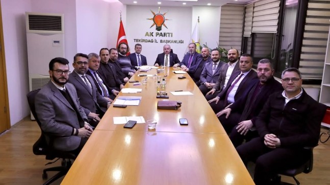 Şentop ve Baş’tan Tekirdağ Teşkilatına Yakın Markaj: “Hedefler Net, Çalışmalar Kararlı”