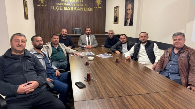 AK Parti Marmaraereğlisi’nde Gökhan Minaz Mesaisi: İlçe Binasına Ziyaretçi Akını!