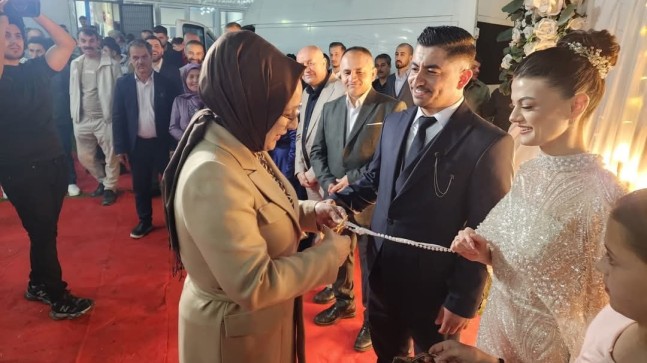 AK Parti Tekirdağ Milletvekili Çiğdem Koncagül, Ergene’de Nişan Merasimine Katıldı