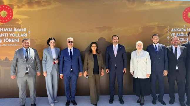 AK PARTİLİ GÖKHAN DİKTAŞ, ANKARA HAVALİMANI VE BAĞLANTI YOLLARI AÇILIŞ TÖRENİ’NE KATILDI