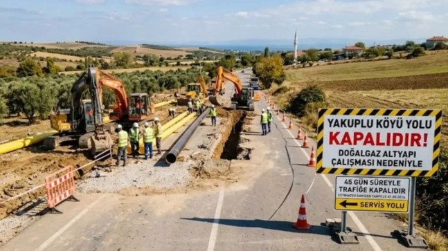 Marmaraereğlisi–Yakuplu Yolu Ulaşıma Kapatıldı