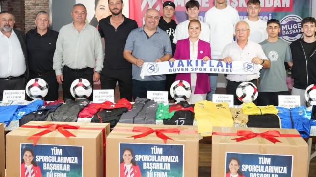 ERGENE’DE AMATÖR SPORA MALZEME DESTEĞİ ⚽️🎽