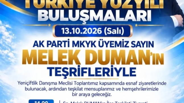 AK Parti MKYK Üyesi Melek Duman Yeniçiftlik’te Vatandaşlarla Buluşuyor  