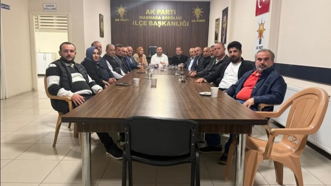 Ak Parti Marmaraereğlisi’nde ilçe Yönetim Kurulu Toplantısı Düzenlendi!