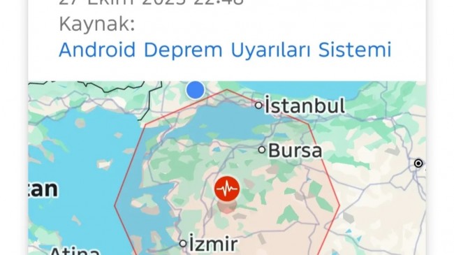 Marmara’da Hissedilen Ciddi Bir Deprem Oldu!