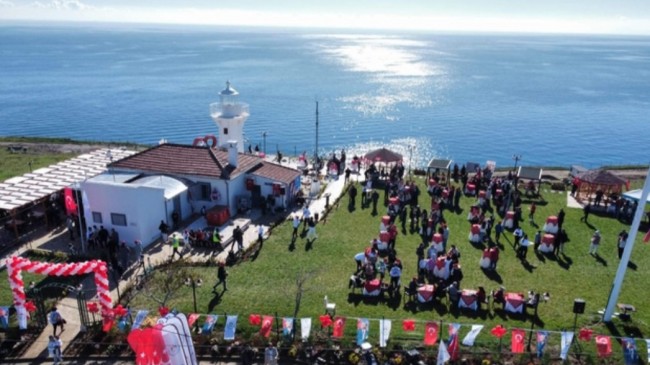 Tekirdağ’da restore edilen 168 yıllık deniz feneri törenle açıldı!