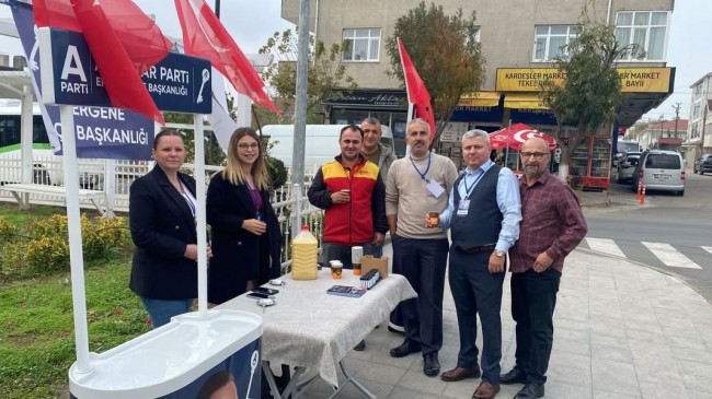 ANAHTAR PARTİ ERGENE TEŞKİLATI, MARMARACIK MEYDANI’NDA HALKLA BULUŞTU!