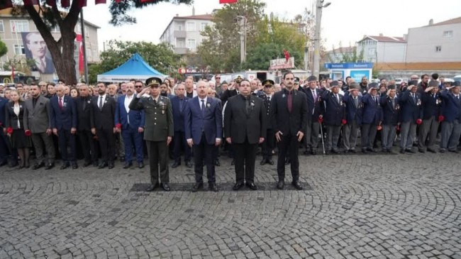 Marmaraereğlisi’nde 10 Kasım Atatürk’ü Anma Programı Düzenledi!