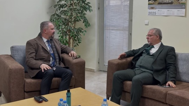 AK Parti Tekirdağ Milletvekili Mestan Özcan’dan Başkan Osman Sarı’ya Taziye Ziyareti