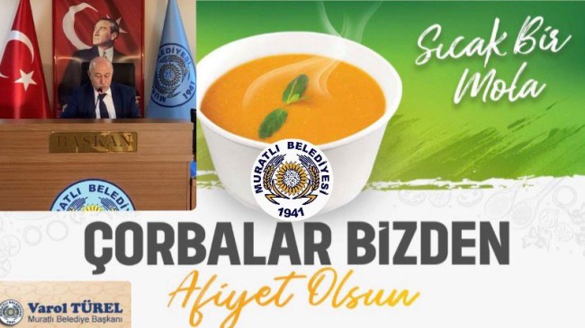Soğuk Havada Sıcak Dokunuş: Muratlı’da Vatandaşlara Çorba İkramı