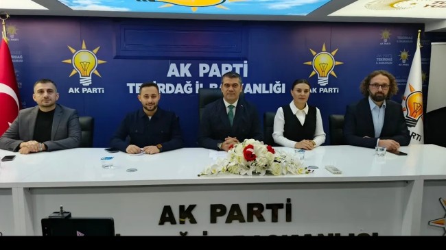 AK Parti Tekirdağ’da Üye Sayısını Artırdı