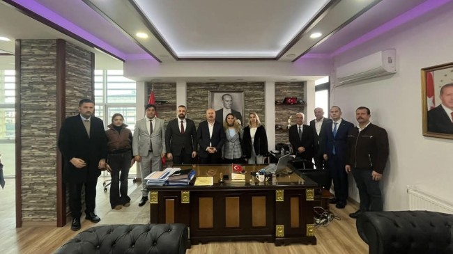 MHP Heyetinden Kaymakam Gürbüzerol’a Protokol Ziyareti