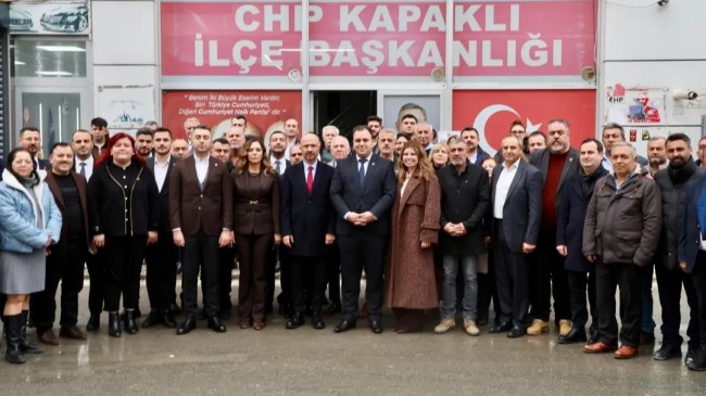 CHP Heyeti Kapaklı İlçe Örgütüyle Buluştu